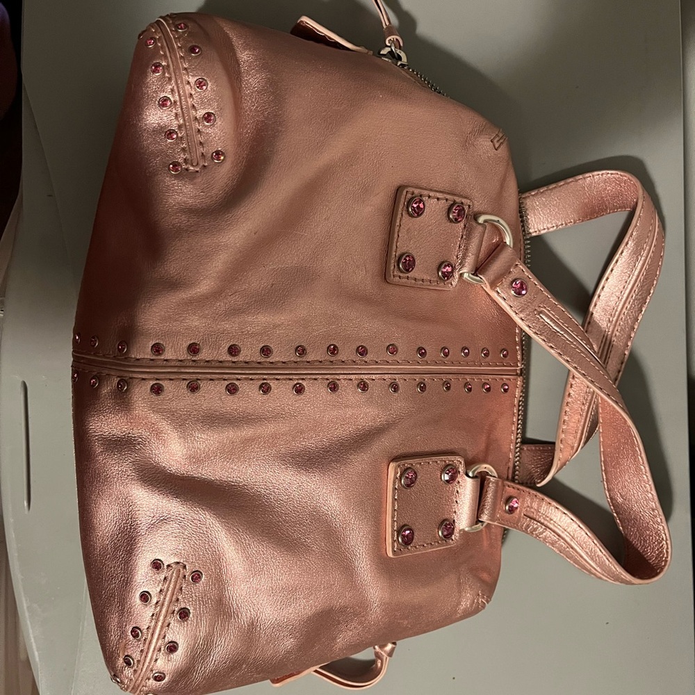 Michael Kors pink bag with pink studs